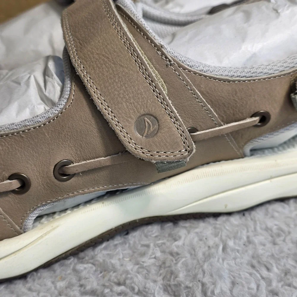 Sperry Rivington Full Grain Leather Mens Adjustable‎ Sandals Sz 15 M NEW